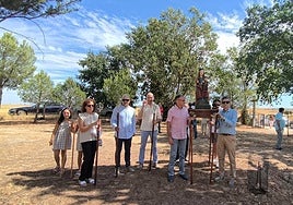 Procesión con la Virgen del Hinojal