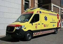 Imagen de archivo de una ambulancia del Sacyl.