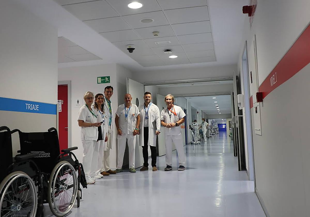 Nieves Sánchez, Arantza Sancho, Miguel Ángel Delgado, Héctor Gómez, Rubén Cañizares y Nacho Estévez.