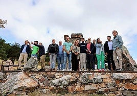 Carlos Martínez en su visita al Parque de Las Batuecas (Salamanca).