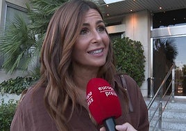 Nuria Roca, ante el micrófono de Europa Press.