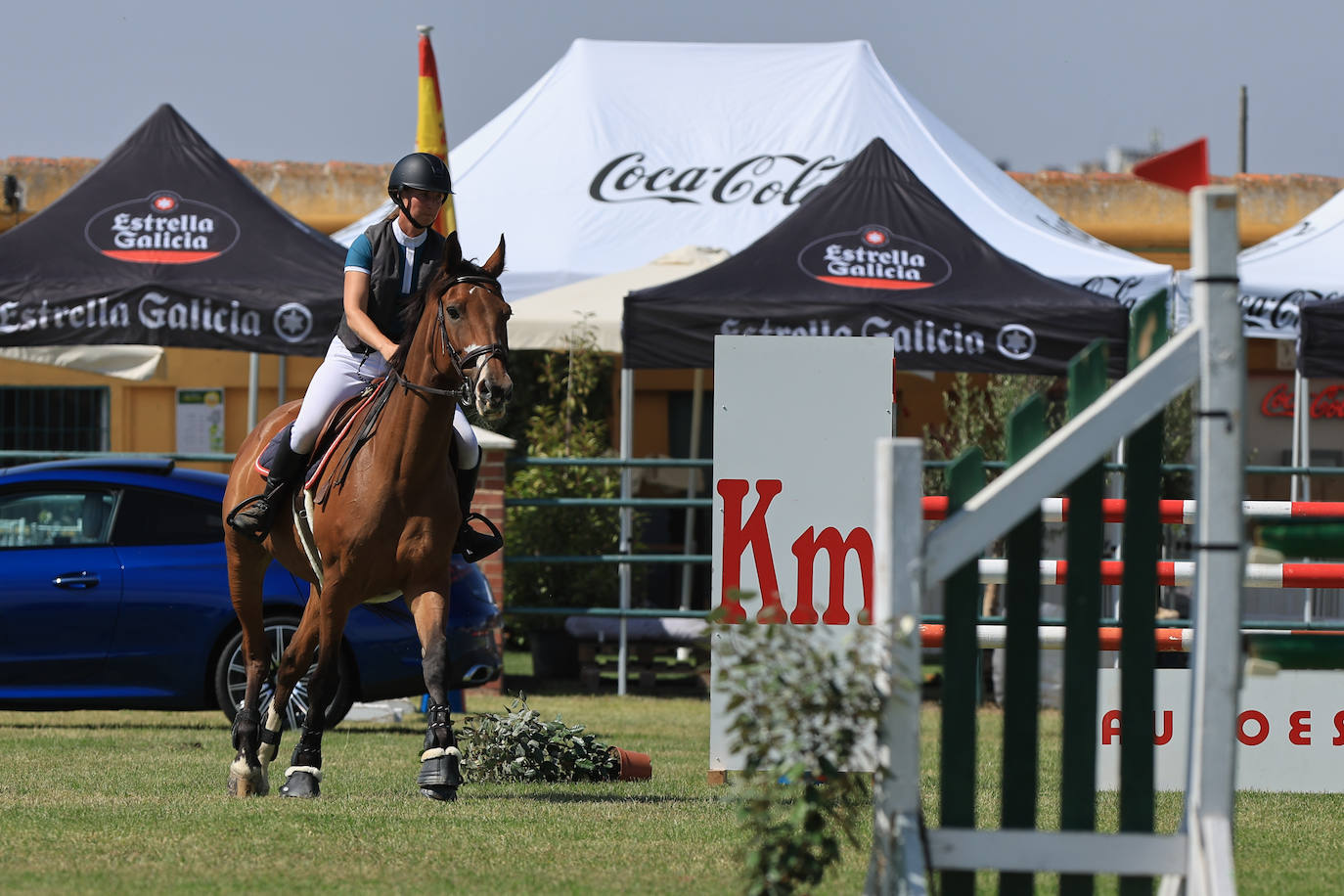 Ambientazo en la primera jornada de un concurso de saltos que enamora a Salamanca