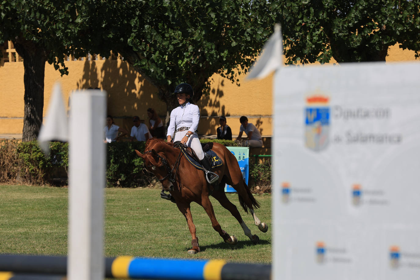 Ambientazo en la primera jornada de un concurso de saltos que enamora a Salamanca