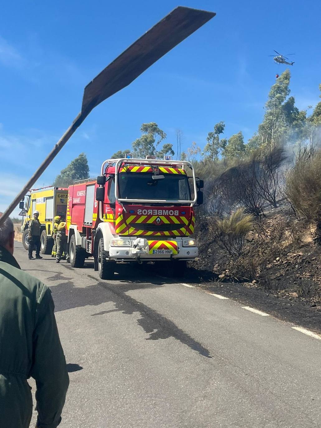 El incendio de Garcibuey, en imágenes