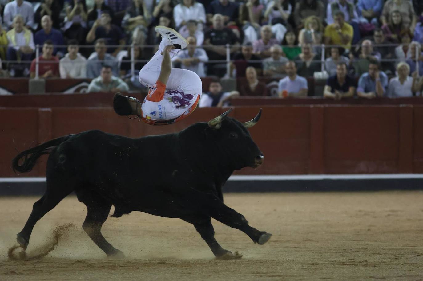 Las mejores imágenes del espectacular concurso de recortes que abrió la Feria en La Glorieta