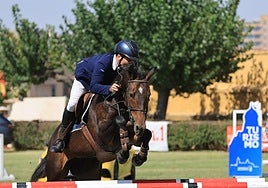 Un jinete, durante la prueba de este sábado.