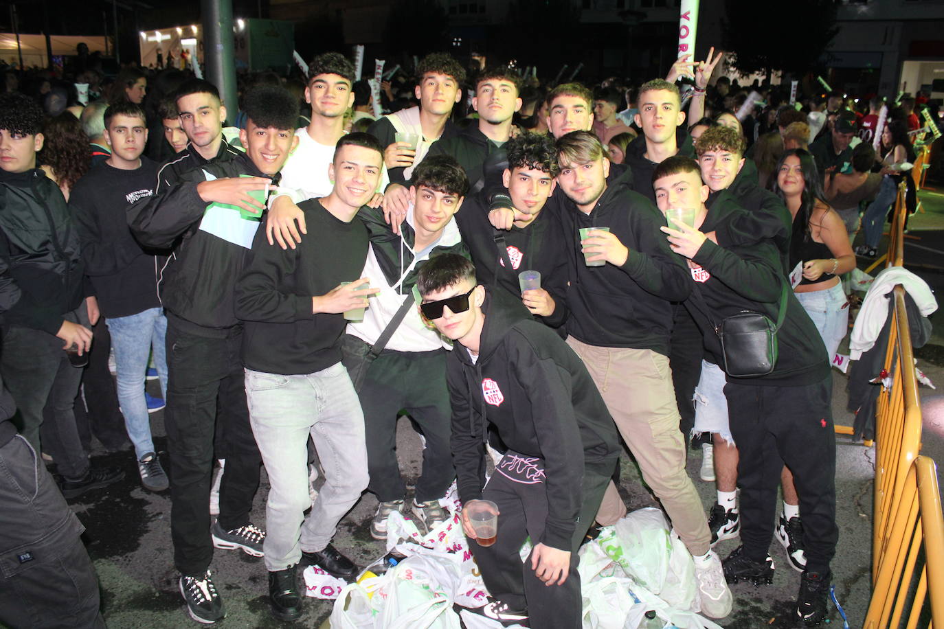 La música anima la noche de fiesta en Béjar