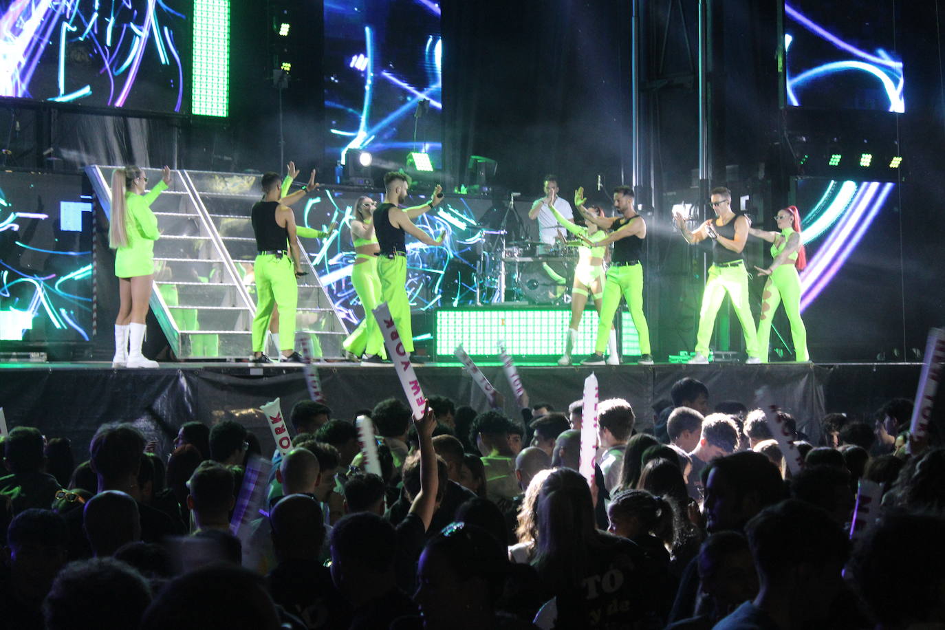 La música anima la noche de fiesta en Béjar