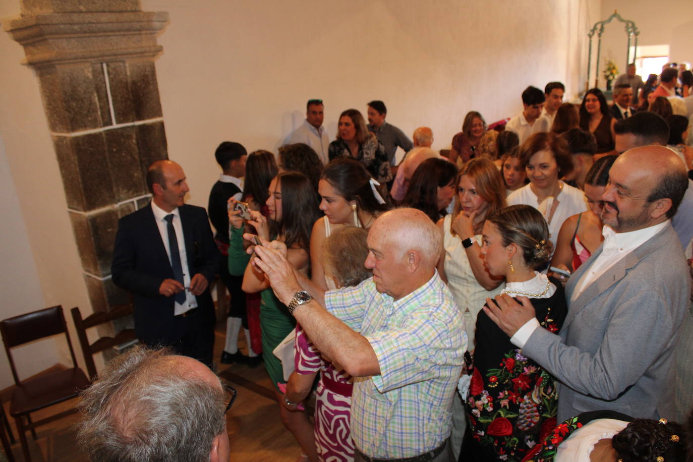 Los quintos protagonizan el día de fiesta en Gallegos de Solmirón