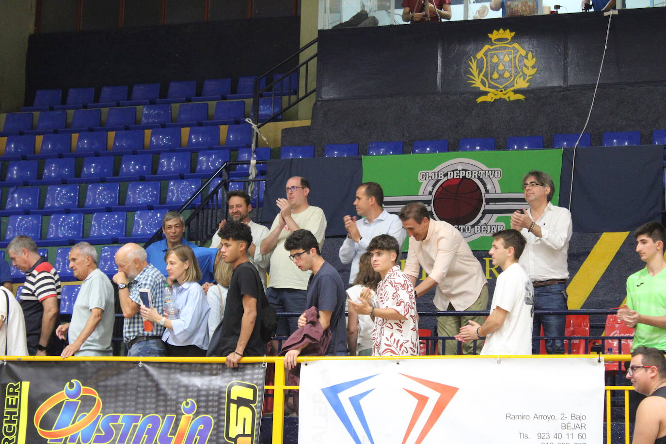 Béjar disfruta con el baloncesto