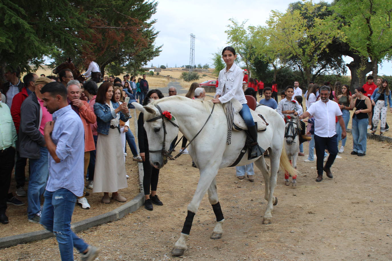Honores a la Virgen del Carrascal en Cespedosa de Tormes