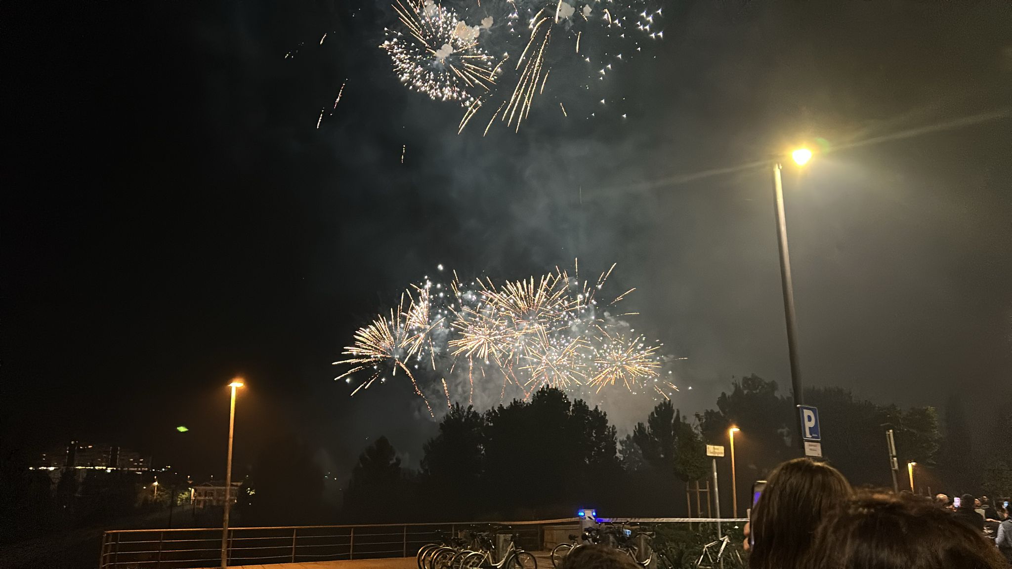Atronador espectáculo de luz y color para iniciar las Fiestas