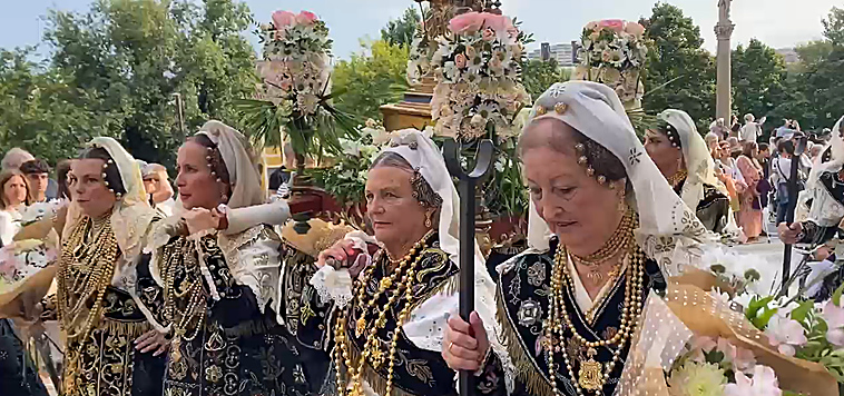 Imagen de la ofrenda en Salamanca.