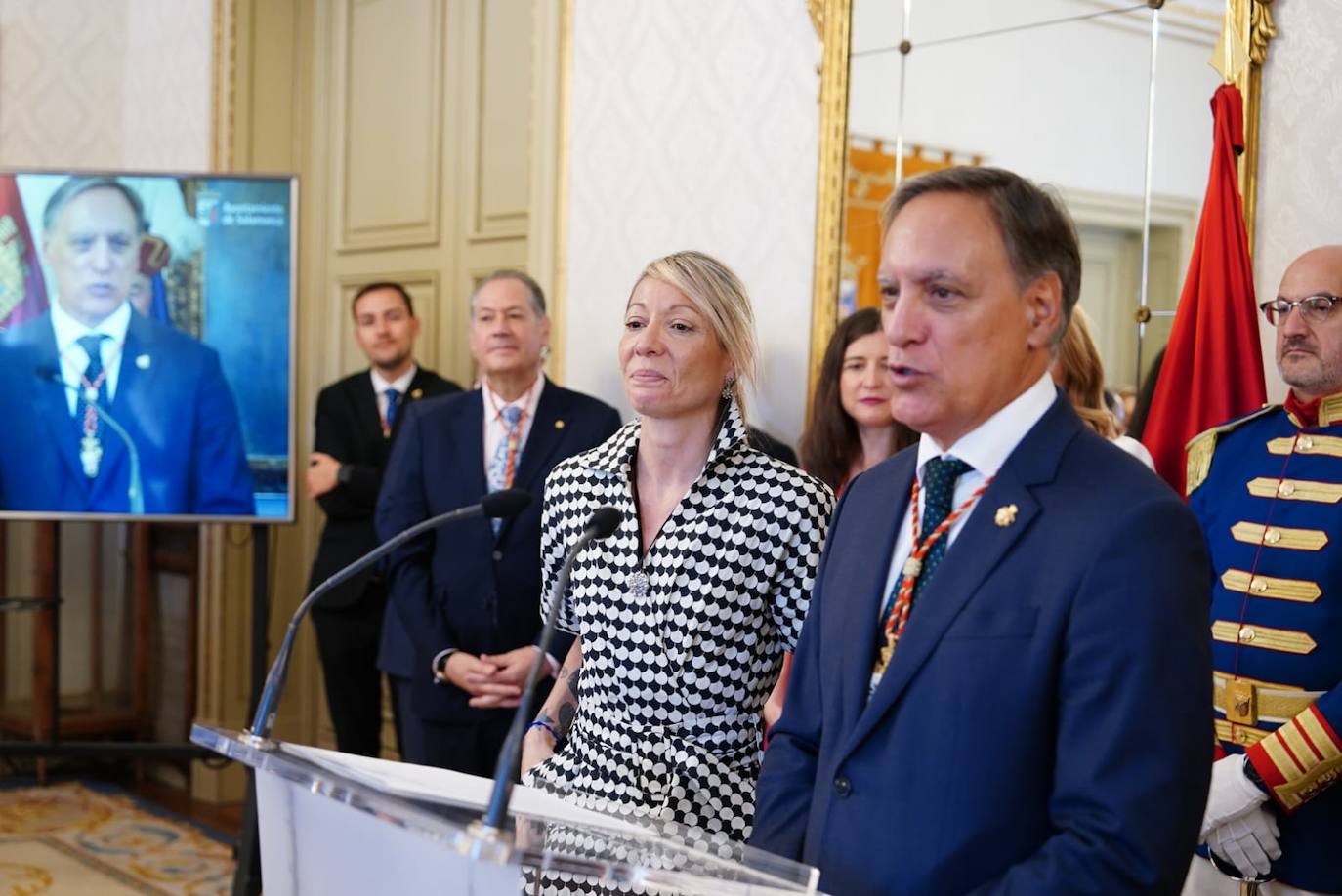 El pregón de Sara Cuadrado en el Ayuntamiento, en imágenes