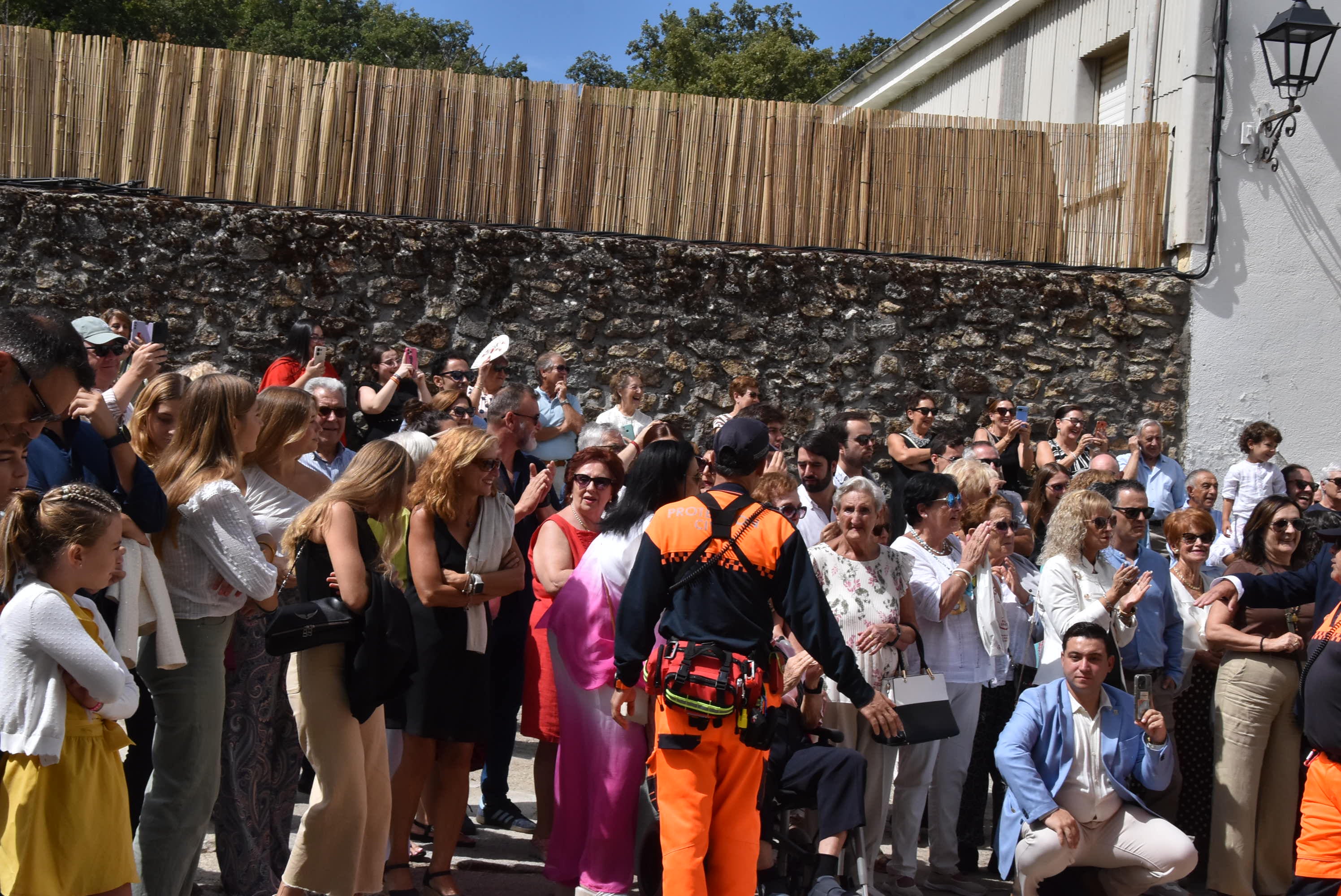 El paraje de El Castañar en Béjar se llena de fieles para acompañar a la Virgen