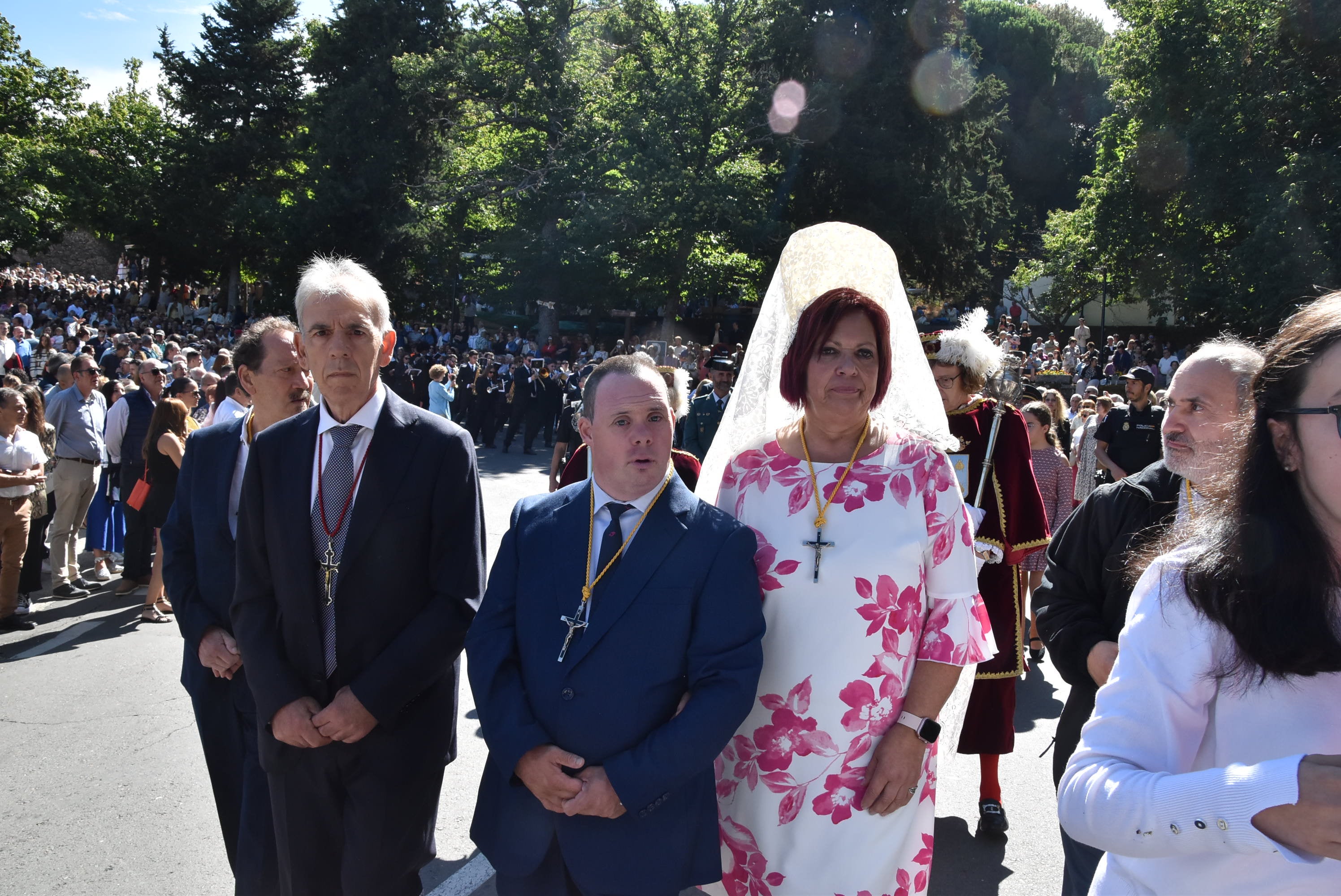 El paraje de El Castañar en Béjar se llena de fieles para acompañar a la Virgen