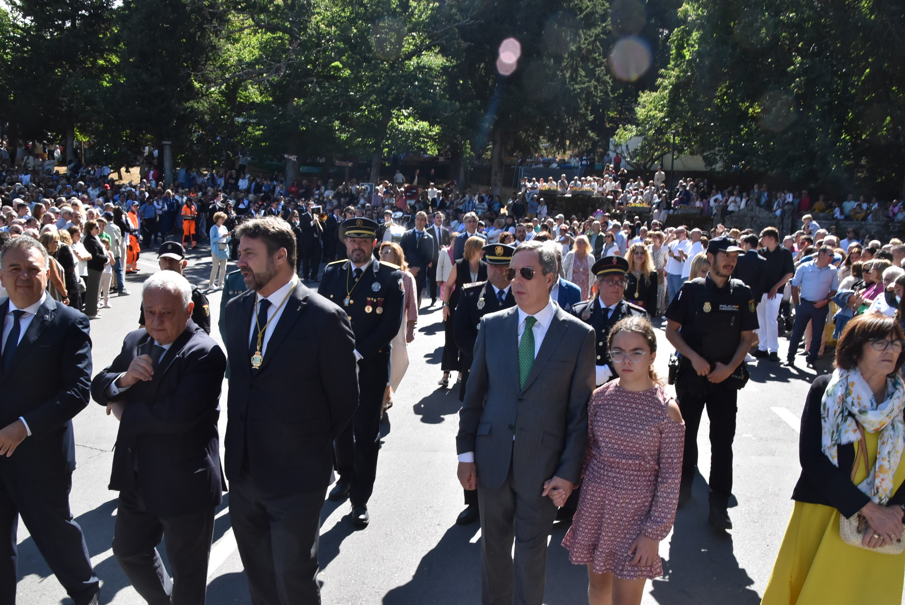 El paraje de El Castañar en Béjar se llena de fieles para acompañar a la Virgen