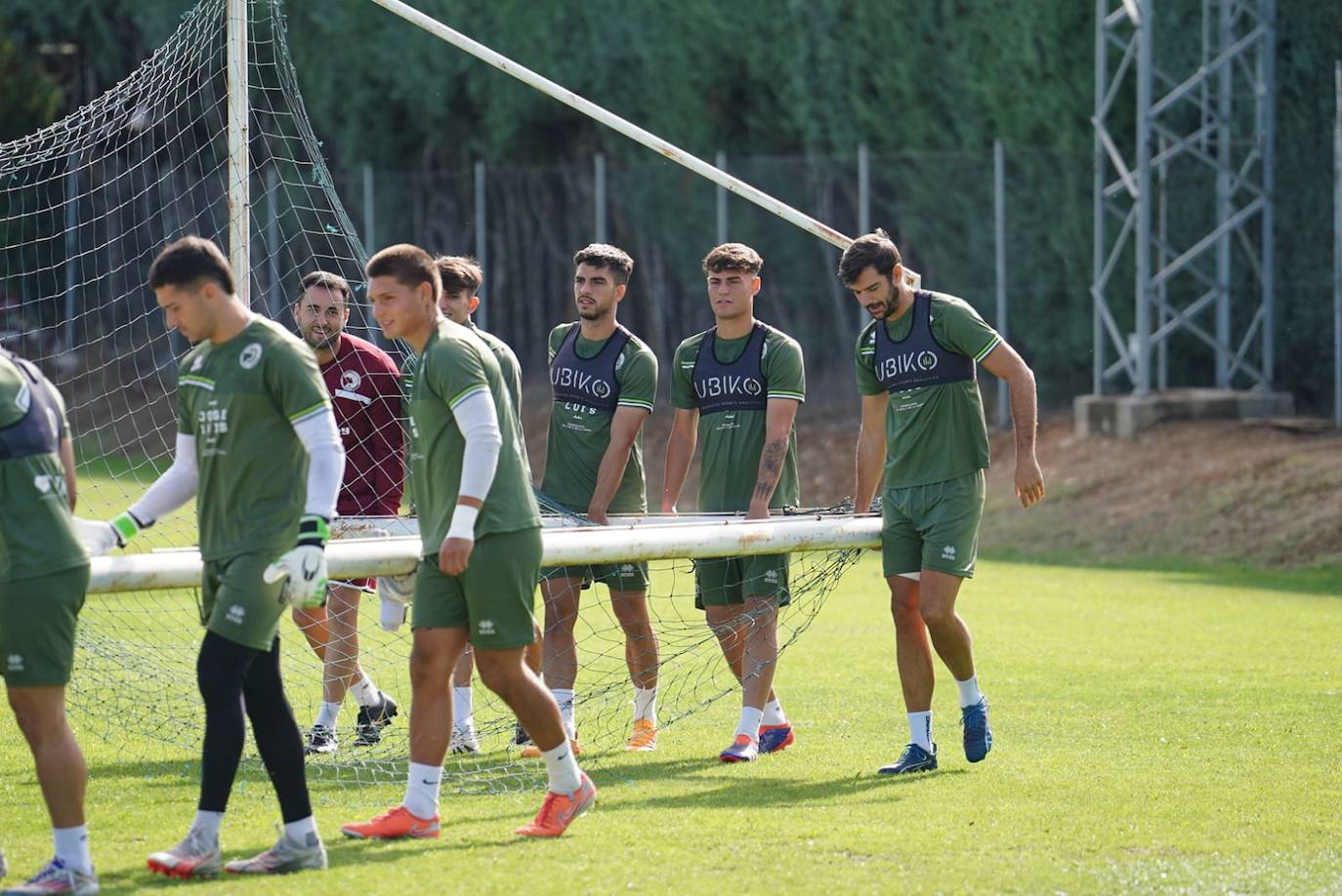 El anexo al Tori acoge la primera sesión de la semana para Unionistas con la vista puesta en el Pedro Escartín