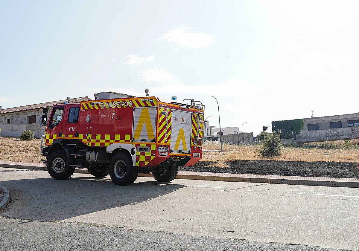 Imagen de archivo de una dotación de los Bomberos de la Diputación.
