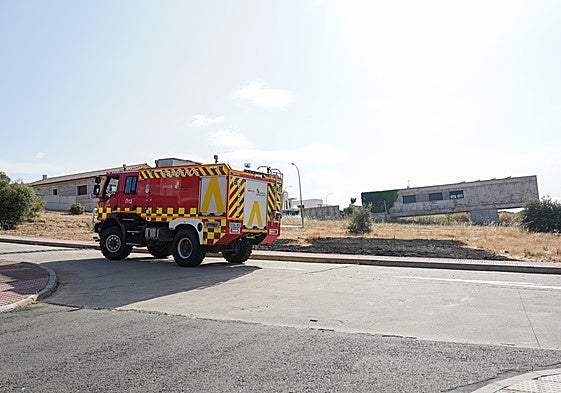 Imagen de archivo de una dotación de los Bomberos de la Diputación.