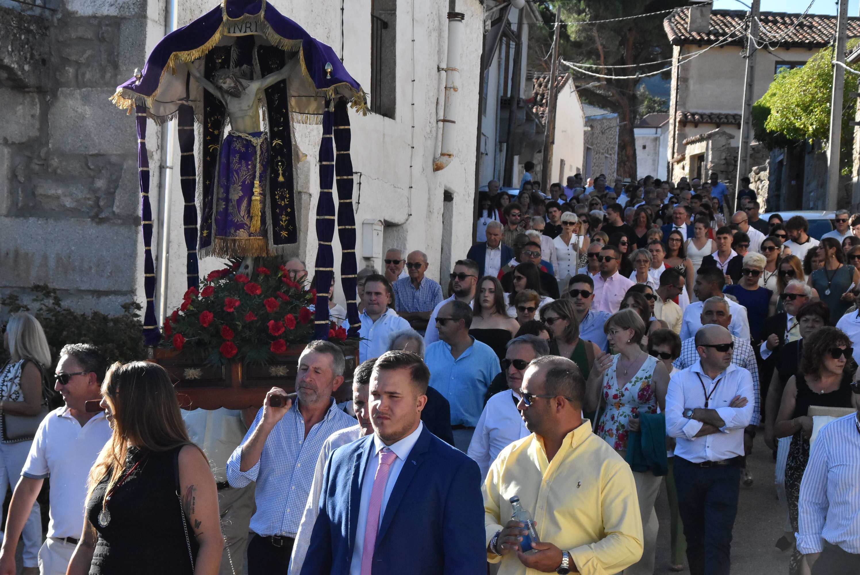 El Cristo de Valvanera vuelve a su ermita con sus fieles en Sorihuela