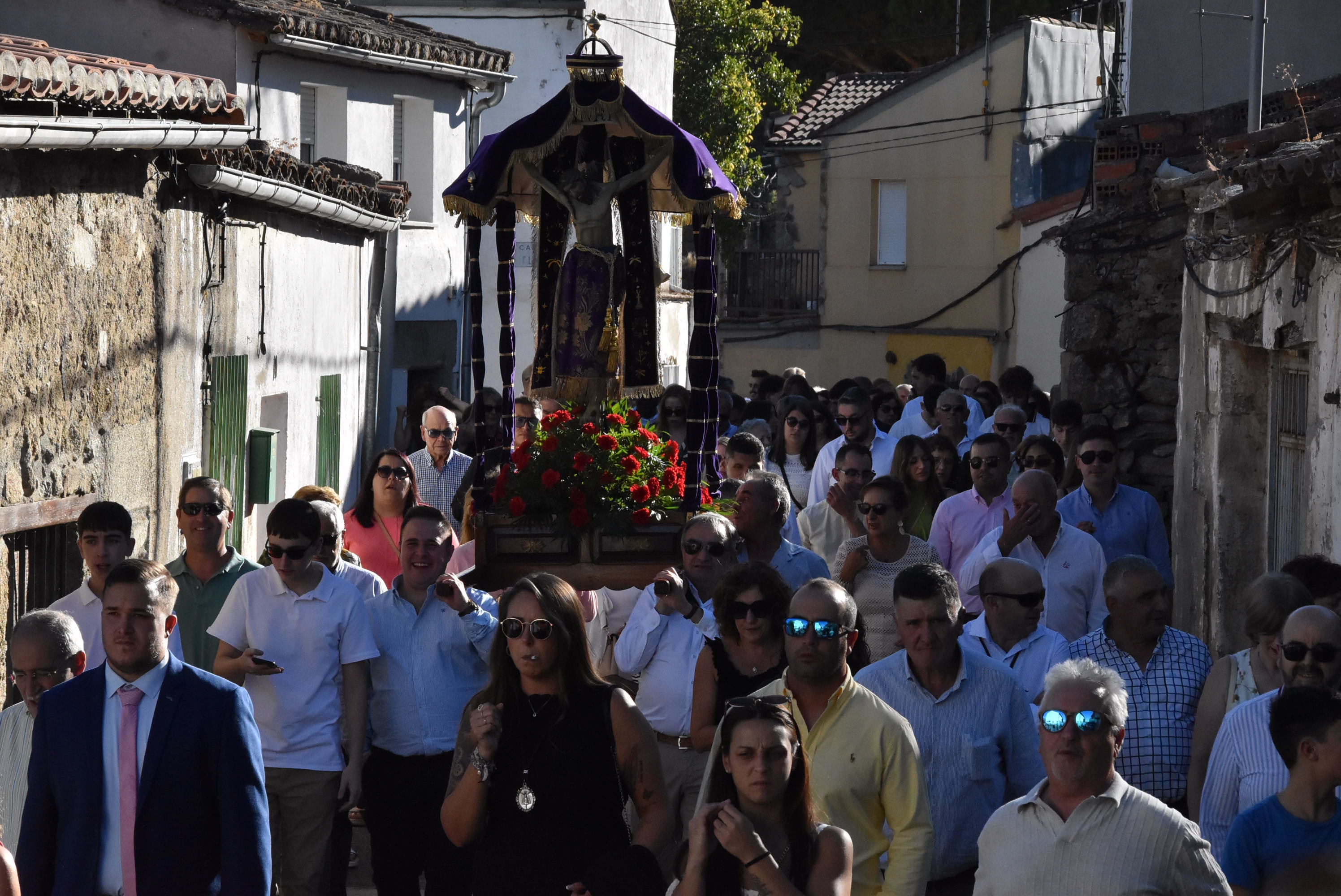 El Cristo de Valvanera vuelve a su ermita con sus fieles en Sorihuela