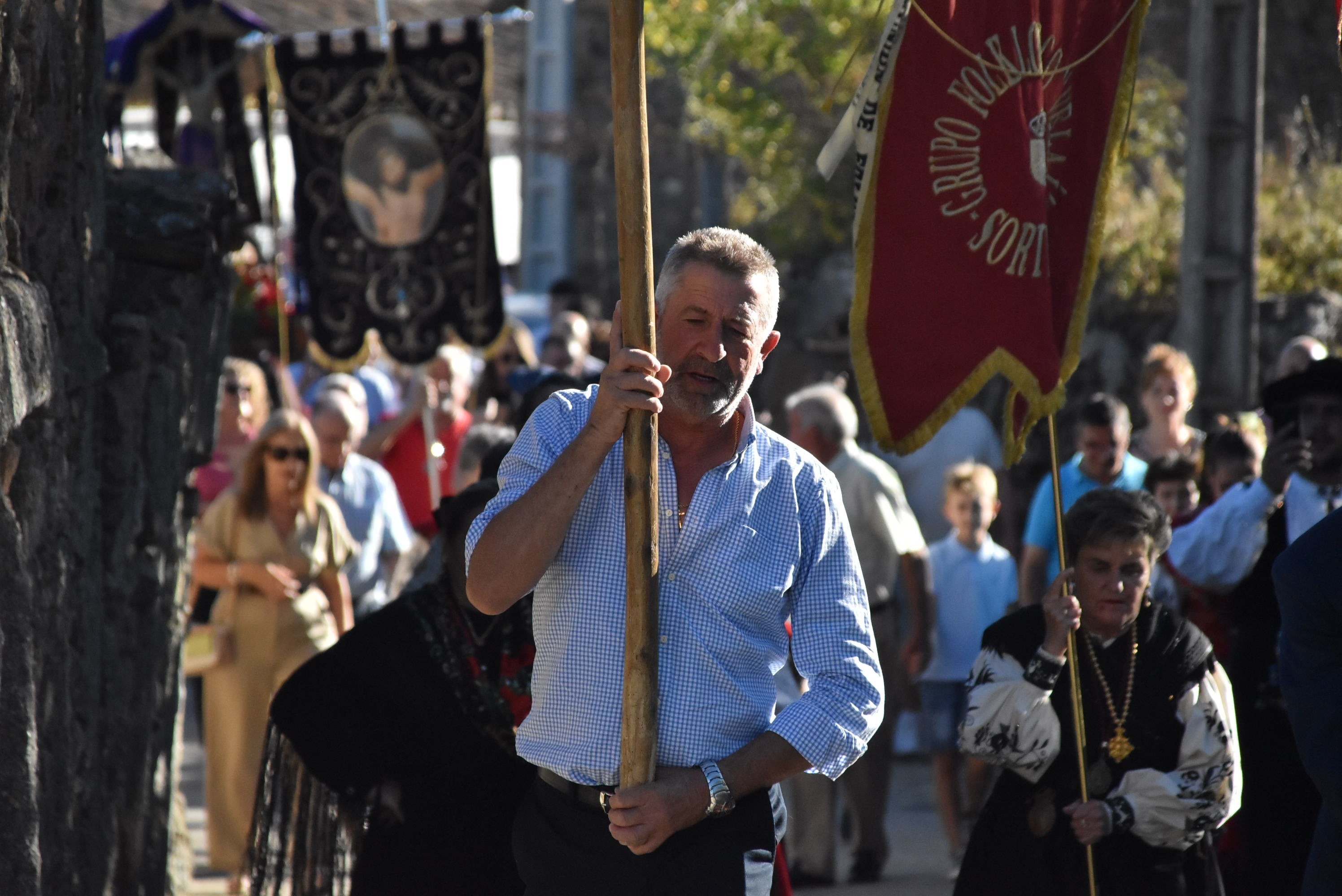 El Cristo de Valvanera vuelve a su ermita con sus fieles en Sorihuela