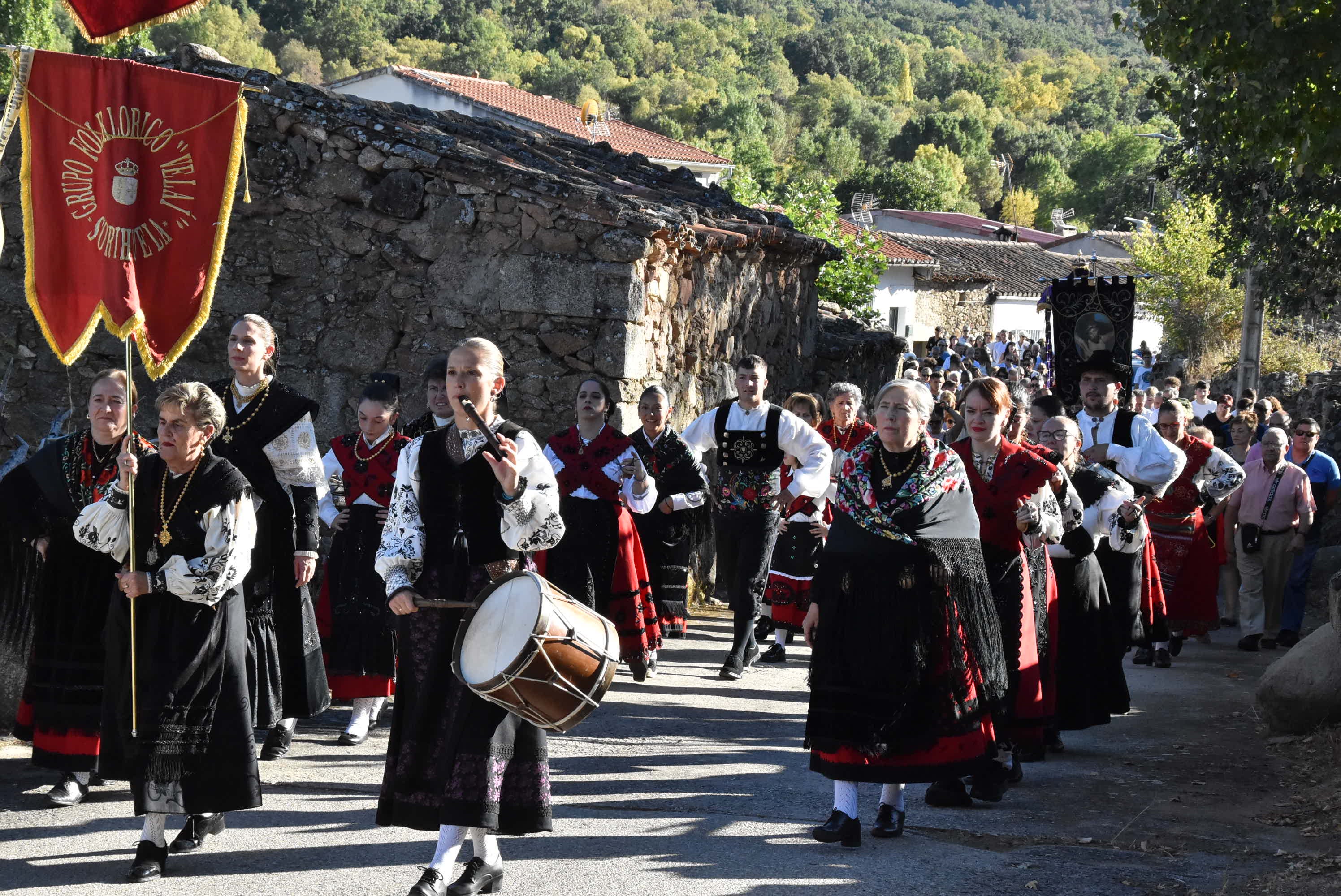 El Cristo de Valvanera vuelve a su ermita con sus fieles en Sorihuela