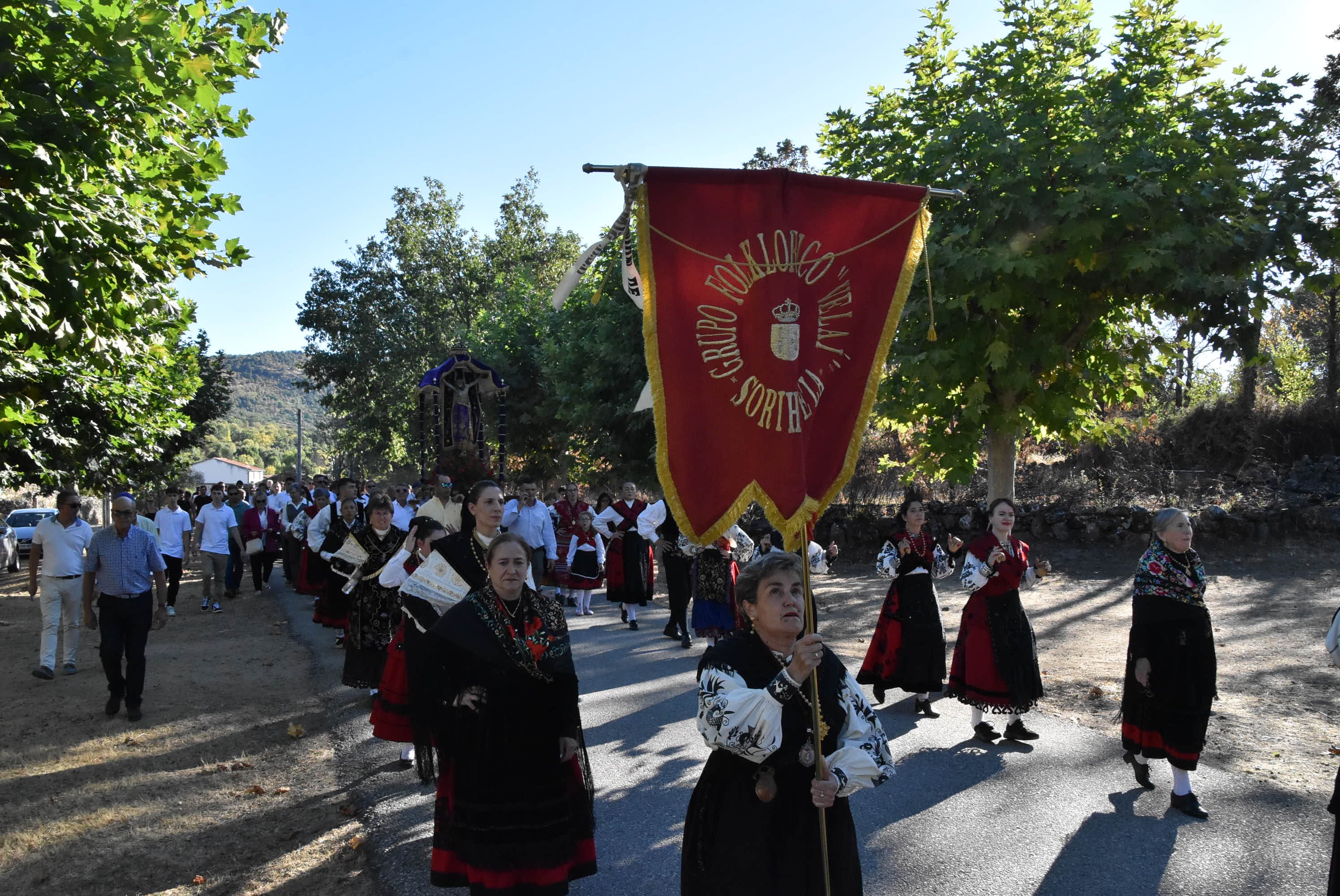 El Cristo de Valvanera vuelve a su ermita con sus fieles en Sorihuela