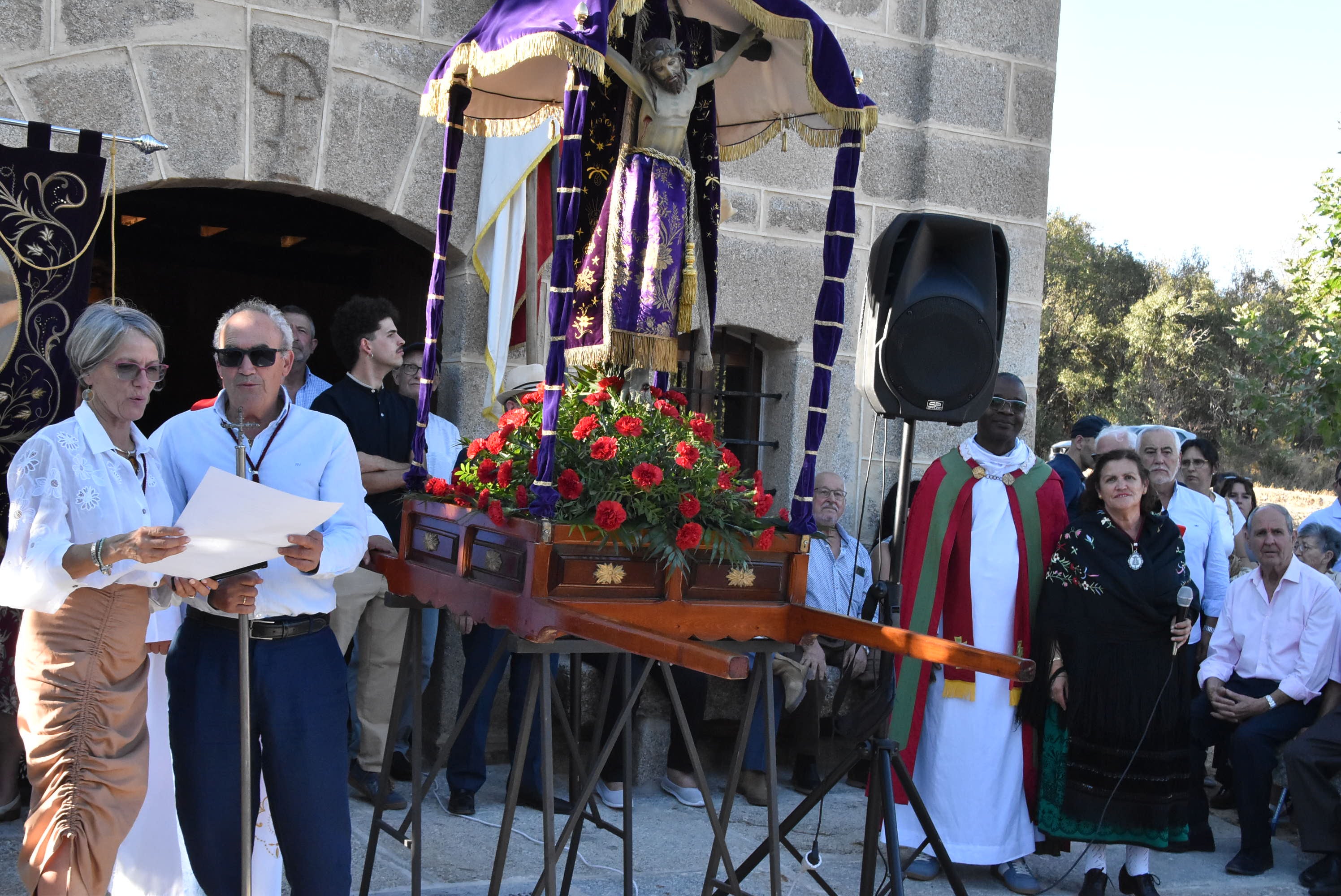 El Cristo de Valvanera vuelve a su ermita con sus fieles en Sorihuela
