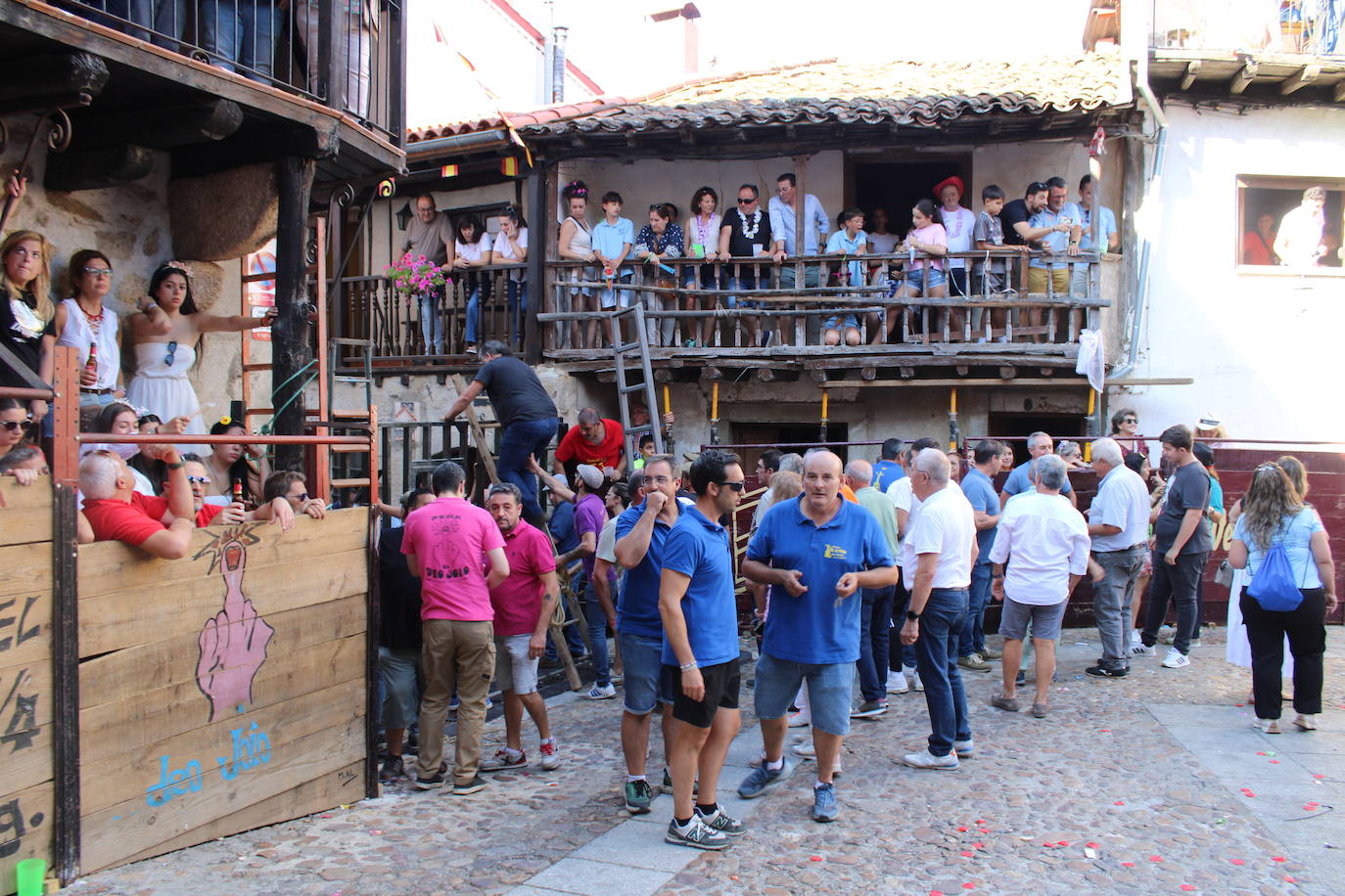 San Esteban de la Sierra disfruta con el toro