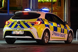 La Policía Local 'caza' a una persona haciendo grafitis en el Campus Unamuno