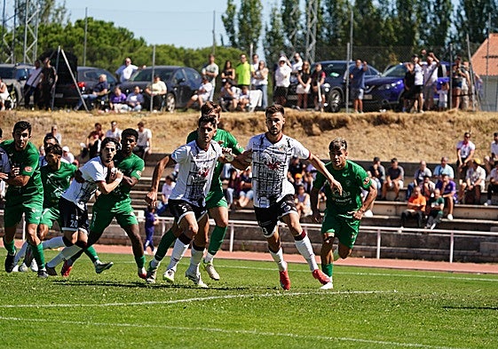 Imagen del Salamanca UDS-Astorga del domingo en Las Pistas.