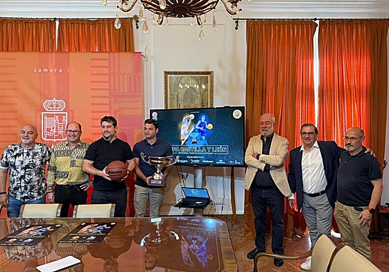 Presentación de la Copa Castilla y León este miércoles en el Ayuntamiento de Zamora.