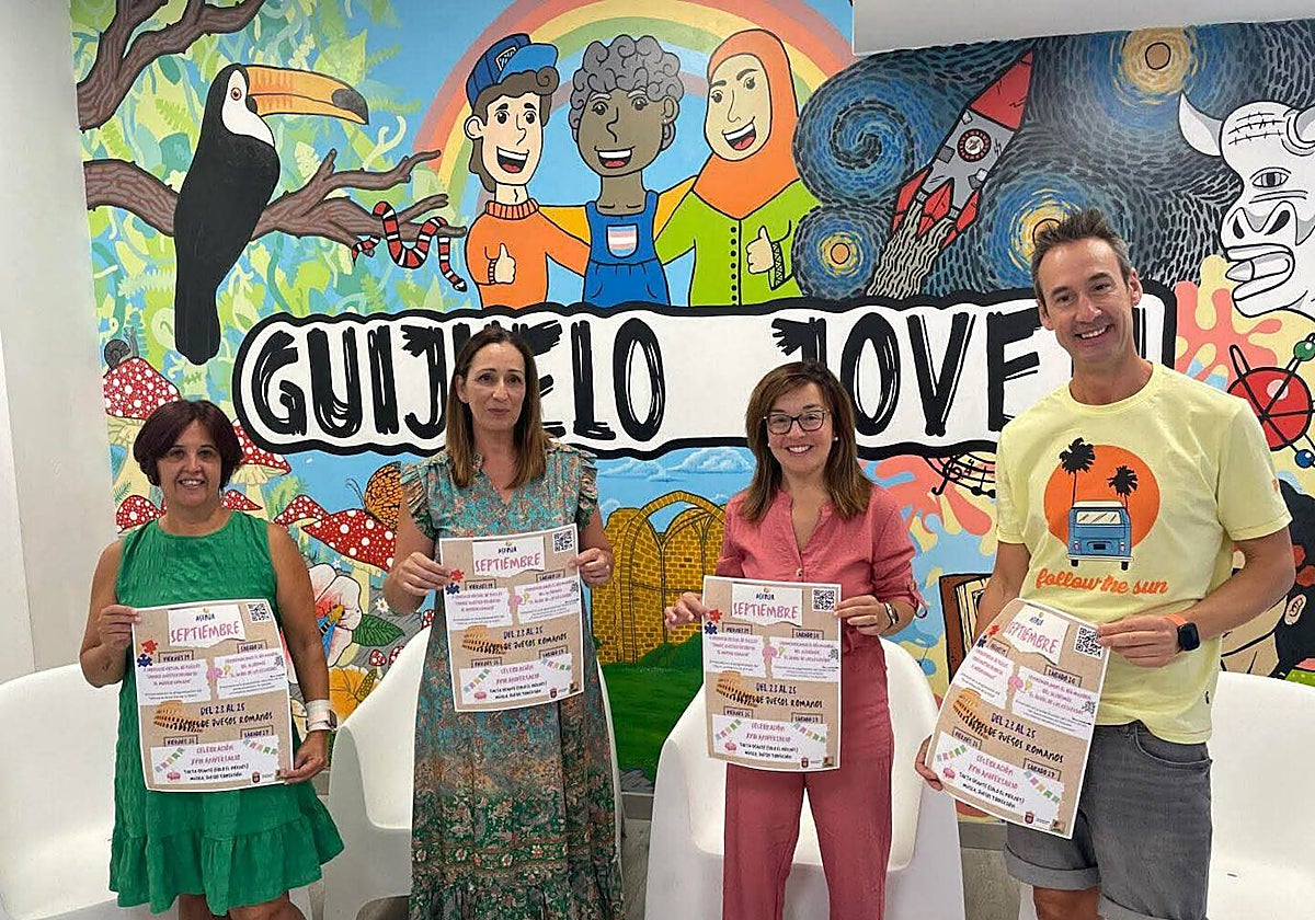 Ana Aveleira, Maite Montero, Sara García y Javier Julián.