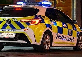 Coche de la Policía Local de Salamanca.