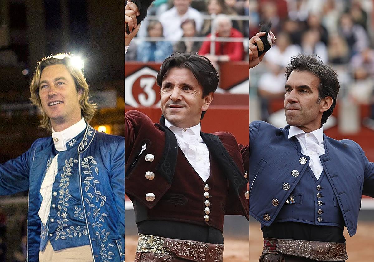 Rui Fernandes, Diego Ventura y Pablo Hermoso.