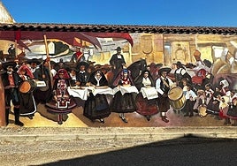 Nuevo mural en Tirados de la Vega.