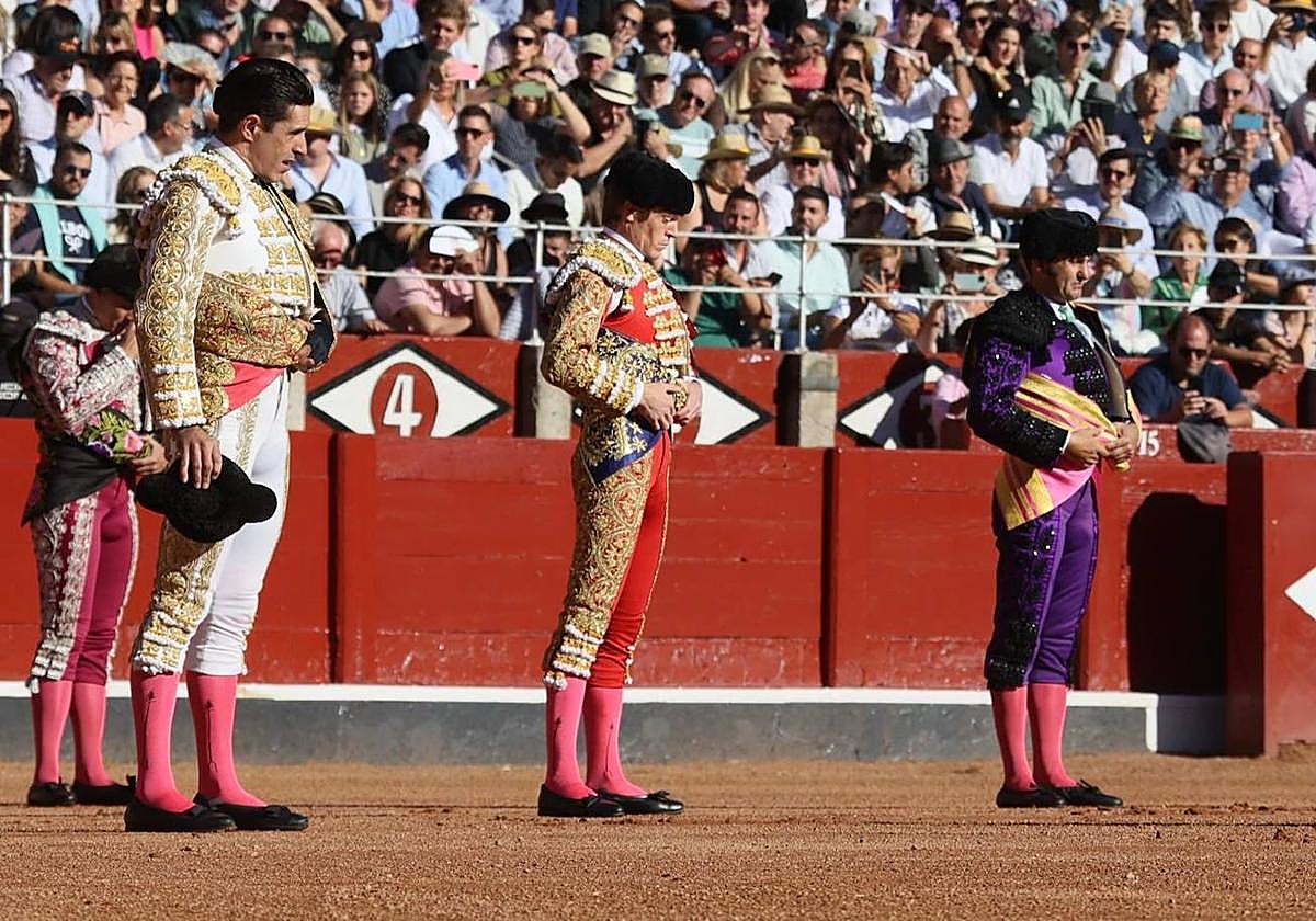 Morante de la Puebla, Alejandro Talavante y Borja Jiménez.