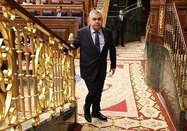 El secretario de Organización del PSOE, Santos Cerdán