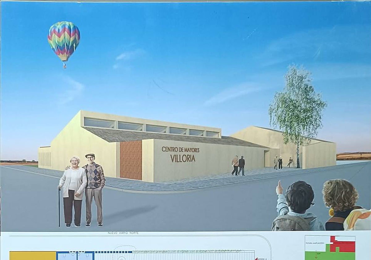 Imagen idealizada del centro multiservicios que va a construir el Ayuntamiento.