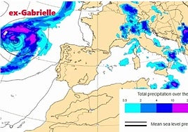 España se prepara ante la amenaza del exhuracán Gabrielle: ya se conocen los efectos que tendrá
