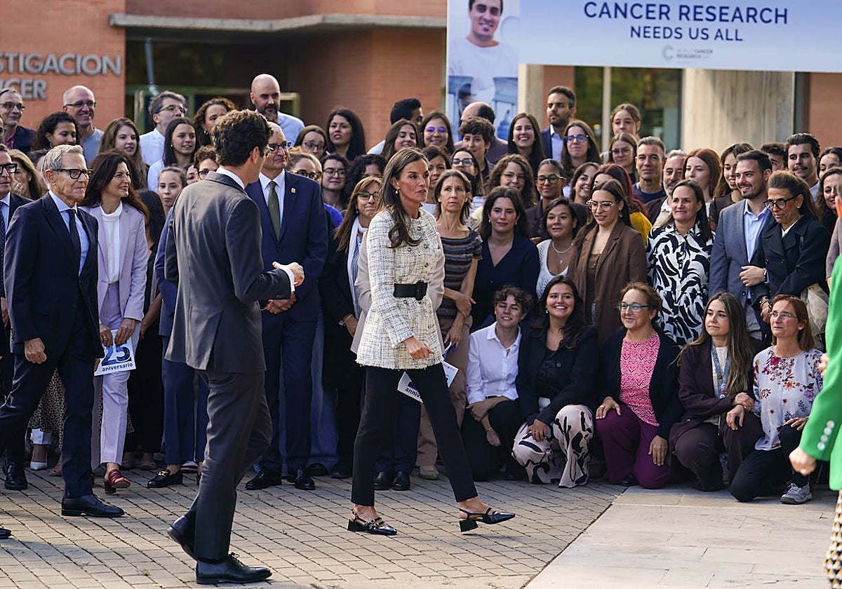 La visita de la reina Letizia a Salamanca, en imágenes