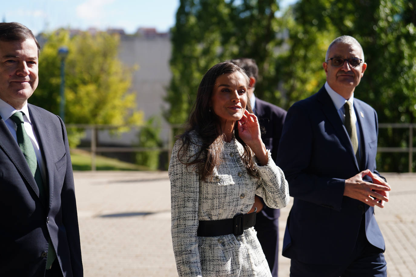 La visita de la reina Letizia a Salamanca, en imágenes