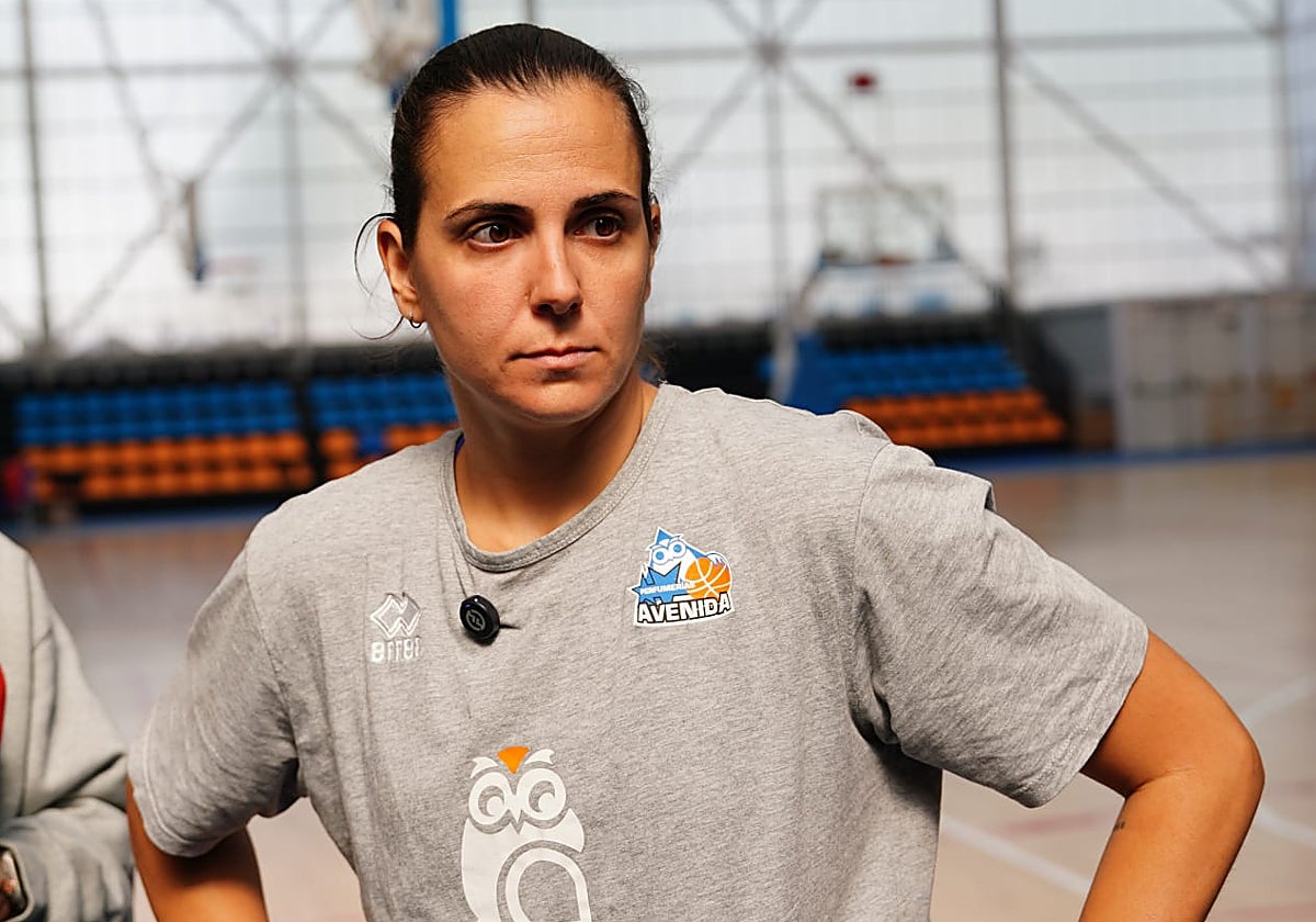 Andrea Vilaró, este miércoles tras finalizar el entrenamiento.