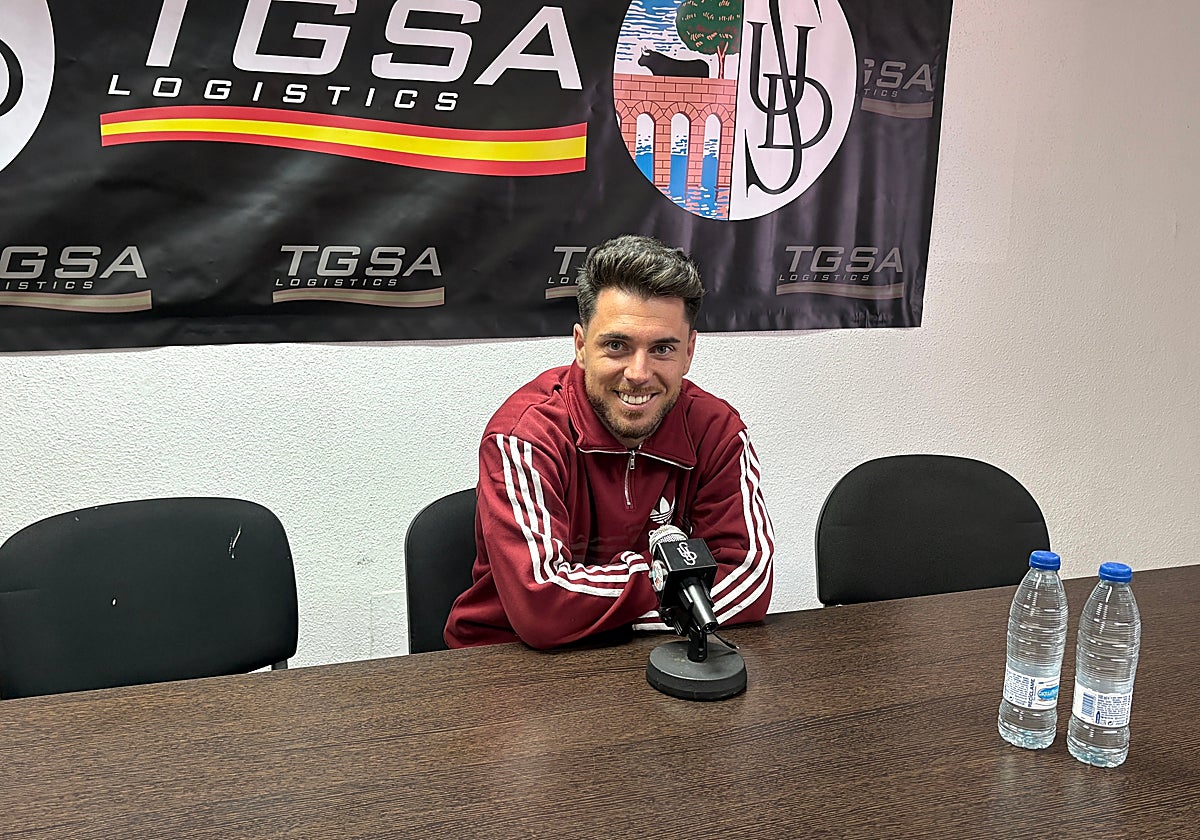 Jorge García, en la rueda de prensa de este viernes.