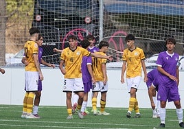 Imagen del primer partido de Unionistas de División de Honor en el anexo al Reina Sofía.