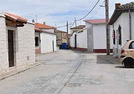 Algunas de las calles en mal estado.