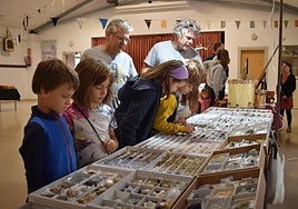 Feria de minerales en Juzbado