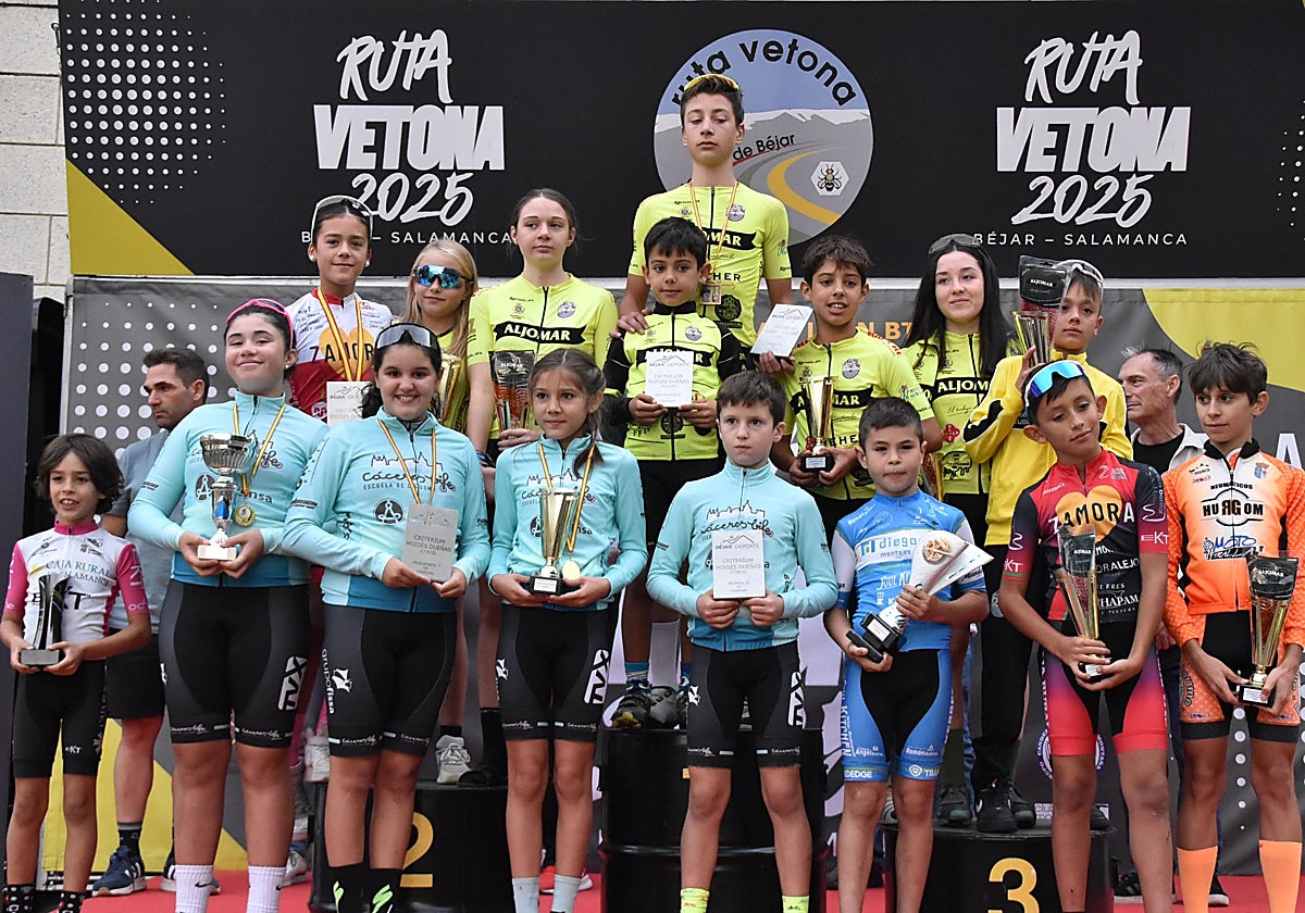 Buen ambiente en el Criterium de Dueñas en Béjar